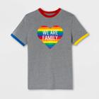 Ev Lgbt Pride Pride Gender Inclusive Adult We Are Family Graphic T-shirt - Heather Gray Xs, Adult Unisex