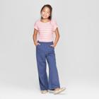 Girls' Stripe Knit Jumpsuit - Cat & Jack Pink