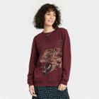 Women's Def Leppard Graphic Sweatshirt - Maroon