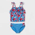 Girls' 'summer Fresh' Tankini Set - Cat & Jack Blue