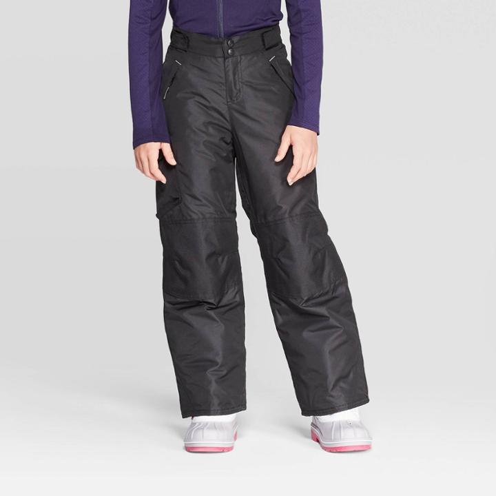 Girls' Snow Pants - C9 Champion Black S, Girl's,