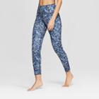 Target Women's Comfort High-waisted 7/8 Printed Leggings - Joylab Navy