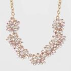 Sugarfix By Baublebar Pretty Pink Crystal Statement Necklace - Blush, Women's