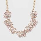 Sugarfix By Baublebar Pretty Pink Crystal Statement Necklace - Blush, Women's