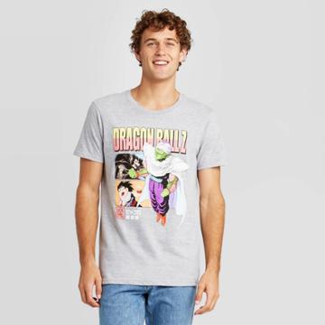 Men's Dragon Ball Z Piccolo Short Sleeve Graphic T-shirt - Gray