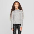 Girls' Long Sleeve T-shirt - Art Class Heather Gray