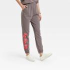 The Rolling Stones Women's Rolling Stones Logo Graphic Jogger Pants - Heather Gray