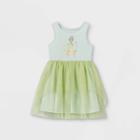 Toddler Girls' Disney Princess Tiana Sleeveless Knit Dress - Green