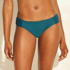 Women's Tab Side Bikini Bottom - Xhilaration Teal