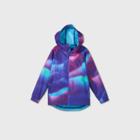 Girls' Waterproof Shell Jacket - All In Motion Purple Xs, Purple/white