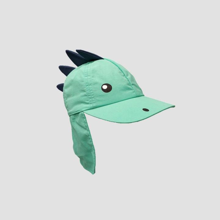 Baby Boys' Dino Back Flap Bucket Hat - Cat & Jack Aqua 0-6m, Toddler Boy's, Green