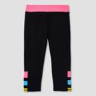 Freestyle By Danskin Girls' Activewear Pants - Black