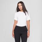 Target Women's Short Sleeve Crew Neck T-shirt - Prologue White