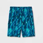 Boys' Stretch Woven Shorts - All In Motion Vibrant Blue
