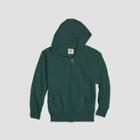 Hanes Kids' Comfort Blend Eco Smart Full-zip Hoodie Sweatshirt - Dark Green
