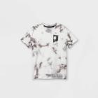 Boys' Tie-dye Skate Graphic Short Sleeve T-shirt - Art Class White