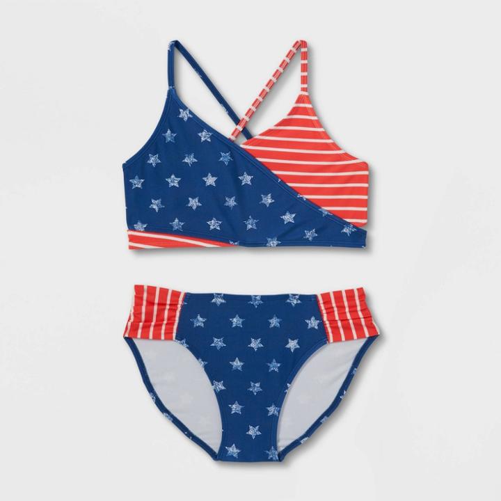Girls' 2pc Bikini Set - Art Class
