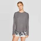 Women's Long Sleeve Draped T-shirt - C9 Champion Gray Heather S, Grey Heather