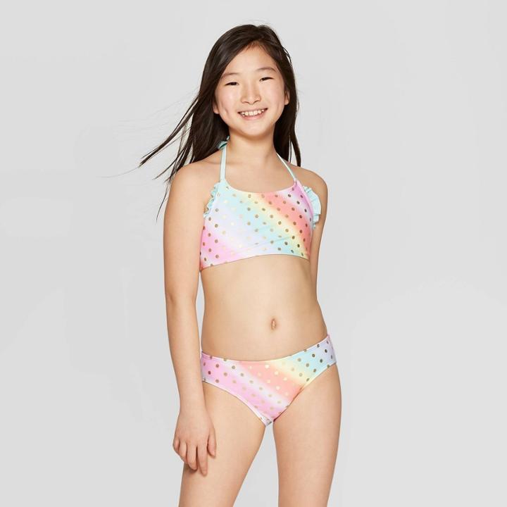 Girls' Sorbet Dot Bikini Set - Cat & Jack L,