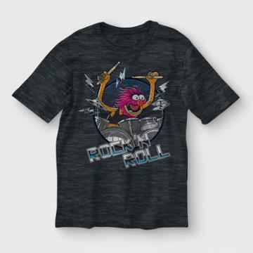 Boys' The Muppets Short Sleeve T-shirt - Black