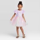 Toddler Girls' Tulle Sequin Bunny Dress - Cat & Jack Purple 12m, Toddler Girl's
