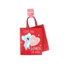 Spritz 2ct Cub Valentine's Bag Koala Heart Solid Red -