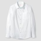 Boys' Long Sleeve Button-down Oxford Shirt Cat & Jack - White