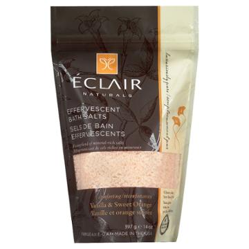 Eclair Naturals Effervescent Bath Salts Vanilla & Sweet Orange