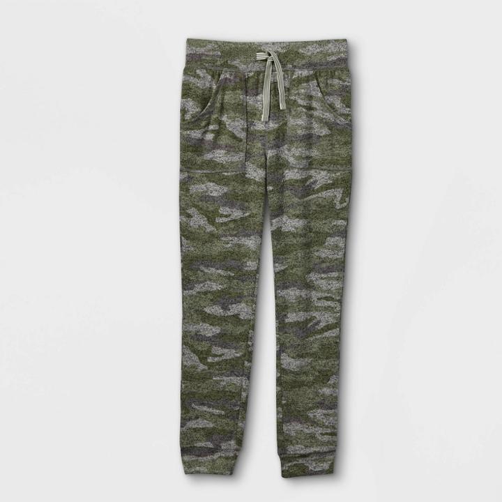 Girls' Cozy Jogger Pants - Cat & Jack Green
