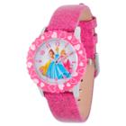 Girls' Disney Princess Stainless Steel Case Watch - Pink, Girl's