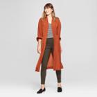 Women's Balloon Sleeve Kimono - A New Day Rust
