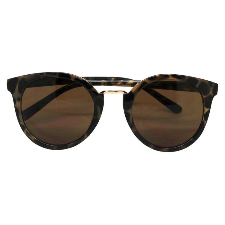 Target Women's Round Sunglasses - Tortoise, Brown