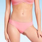 Women's Cheeky Bikini Bottom - Shade & Shore Flamingo Pink