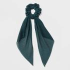 Hair Twister With Scarf Tail - A New Day Teal