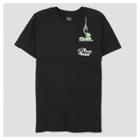 Disney Men's Squeeze Toy Alien Story Pocket Graphic T-shirt - Black