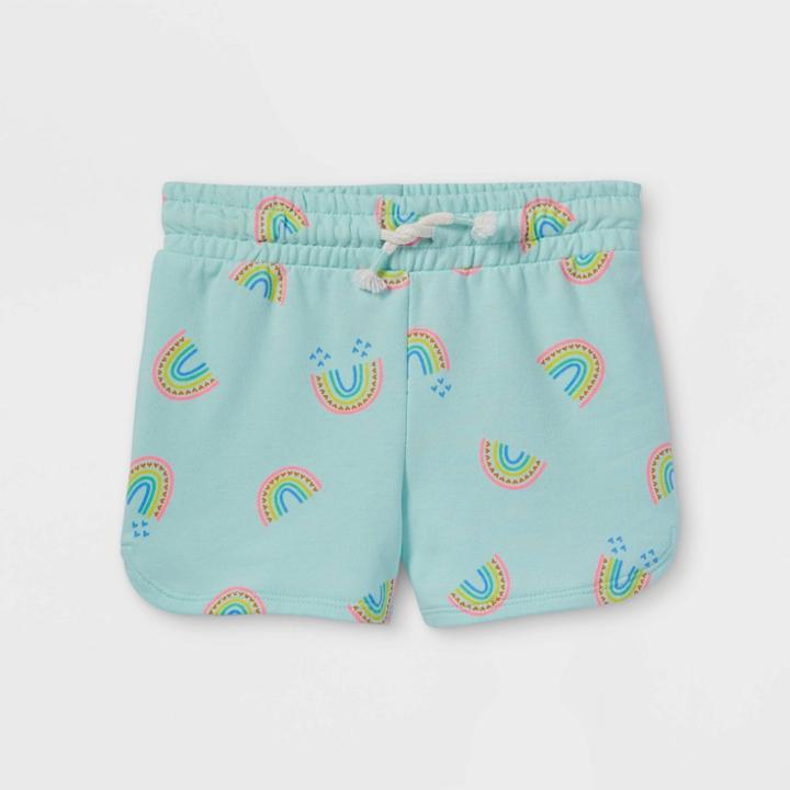 Girls' Knit Pull-on Shorts - Cat & Jack Mint Green