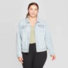 Women's Plus Size Freeborn Jean Jacket - Universal Thread