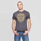 Men's Short Sleeve Crewneck Voyageurs Graphic T-shirt - Awake Gray