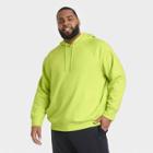 Men's Big & Tall Cotton Fleece Pullover Hoodie - All In Motion Green