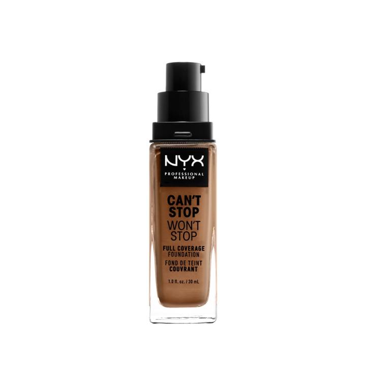 Nyx Professional Makeup Cant Stop Wont Stop Full Coverage Foundation Mahogany (brown)