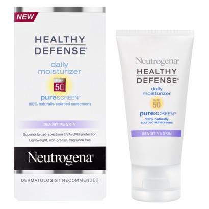 Neutrogena Healthy Defense Daily Moisturizer With Sunscreen Broad