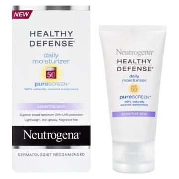 Neutrogena Healthy Defense Daily Moisturizer With Sunscreen Broad