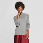 Women's Turtleneck Sweater - A New Day Gray
