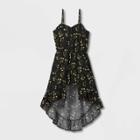 Girls' Floral Walk-through - Art Class Black