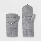Women's Essential Flip Top Mitten - Universal Thread Gray
