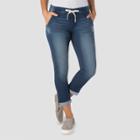 Denizen From Levi's Women's Modern Lounge Crop Jeans - Medium Wash X