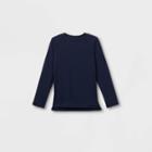 Boys' Long Sleeve Tech T-shirt - All In Motion Navy