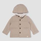 Burt's Bees Baby Baby Boys' Quilted Utility Jacket - Light Taupe