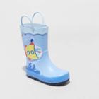 Toddler Boys' Jasper Pull-on Rain Boots - Cat & Jack Blue