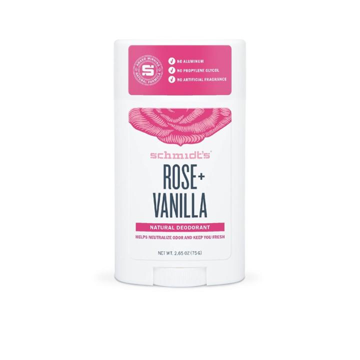Schmidt's Rose + Vanilla Natural Deodorant